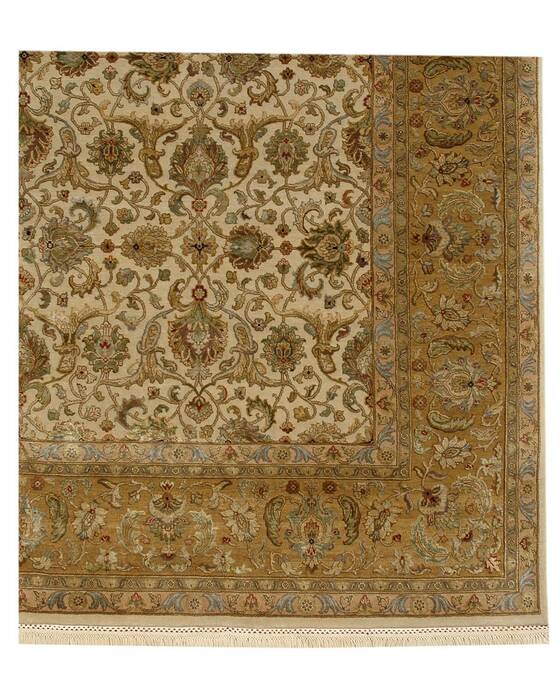 Jaipur White Hand Knotted 80 X 100  Area Rug 901-75723 Image 2