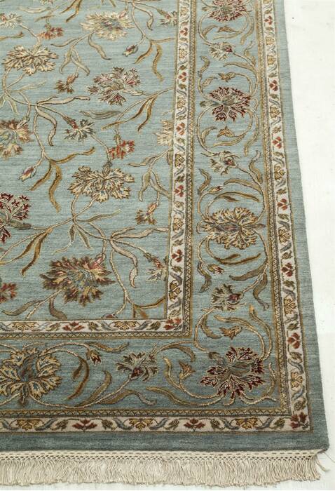 Jaipur Blue Hand Knotted 80 X 100  Area Rug 901-75726 Image 2