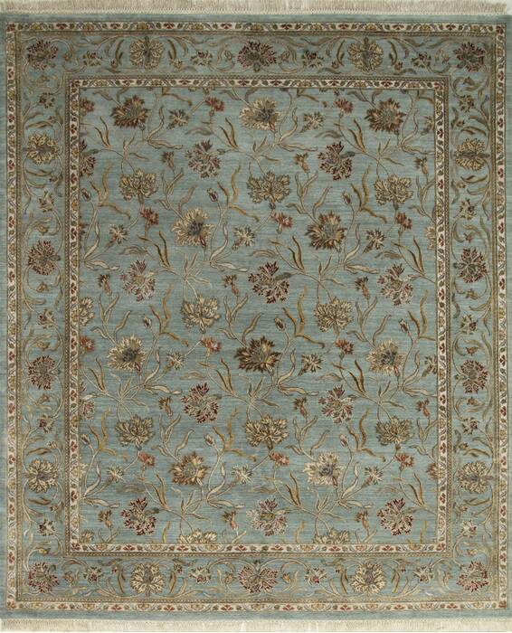 Jaipur Blue Hand Knotted 80 X 100  Area Rug 901-75726 Image 0