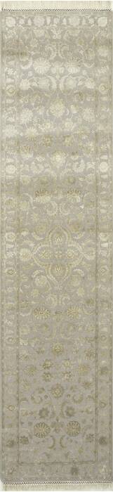 Jaipur Grey Runner Hand Knotted 26 X 100  Area Rug 901-75749 Image 0