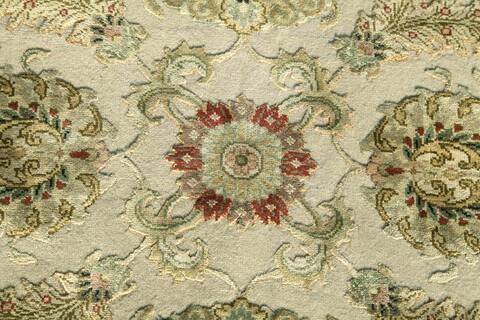 Jaipur White Round Hand Knotted 80 X 80  Area Rug 901-75794 Image 1