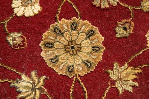Jaipur Red Runner Hand Knotted 30 X 133  Area Rug 901-75808 Image 1
