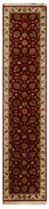 Jaipur Red Runner Hand Knotted 30 X 133  Area Rug 901-75808 Image 0