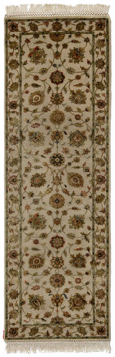 Jaipur Beige Runner Hand Knotted 30 X 133  Area Rug 901-75809 Image 0