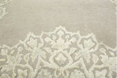 Jaipur Grey Runner Hand Knotted 30 X 910  Area Rug 901-75828 Image 1