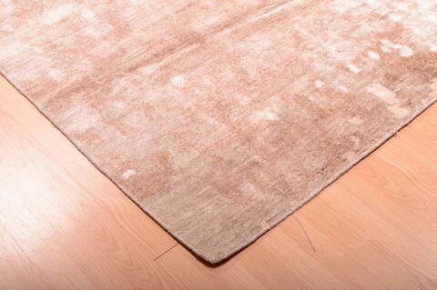 Modern Beige Hand Knotted 1111 X 1410  Area Rug 100-75841 Image 13