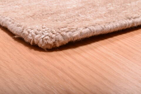 Modern Beige Hand Knotted 1111 X 1410  Area Rug 100-75841 Image 15