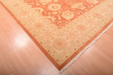 Moshk Abad Beige Hand Knotted 95 X 128  Area Rug 100-75890 Image 17