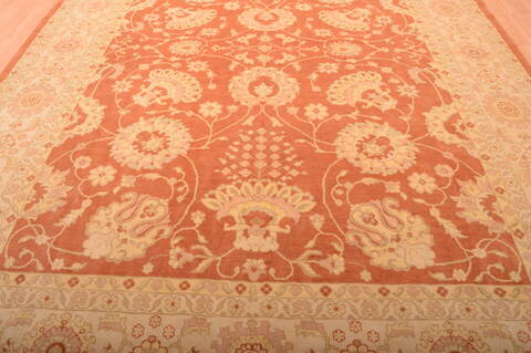Moshk Abad Beige Hand Knotted 95 X 128  Area Rug 100-75890 Image 18