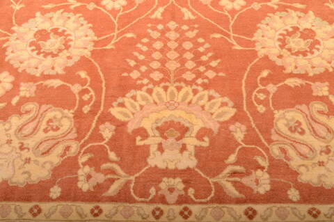 Moshk Abad Beige Hand Knotted 95 X 128  Area Rug 100-75890 Image 19