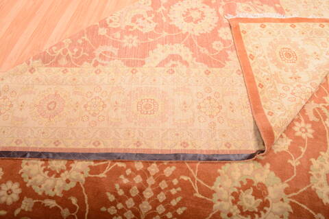 Moshk Abad Beige Hand Knotted 95 X 128  Area Rug 100-75890 Image 8