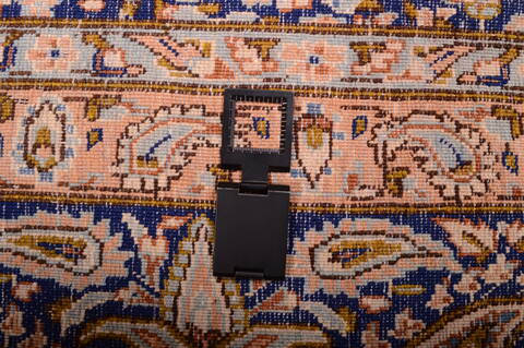 Kerman Blue Hand Knotted 99 X 140  Area Rug 100-75891 Image 11