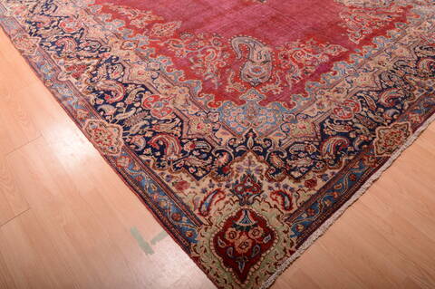 Kerman Red Hand Knotted 911 X 164  Area Rug 100-75892 Image 13