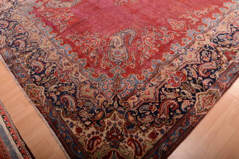 Kerman Red Hand Knotted 911 X 164  Area Rug 100-75892 Image 15