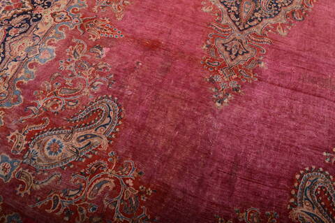 Kerman Red Hand Knotted 911 X 164  Area Rug 100-75892 Image 2