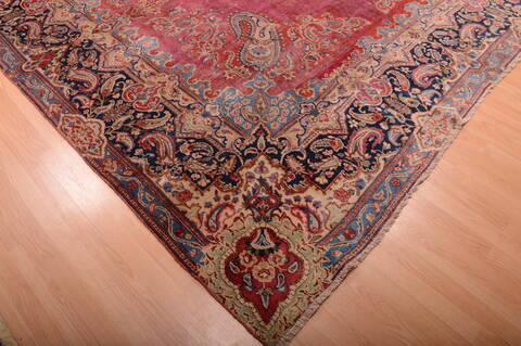 Kerman Red Hand Knotted 911 X 164  Area Rug 100-75892 Image 9