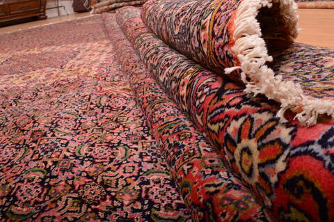 Sarab Red Hand Knotted 1110 X 158  Area Rug 100-75968 Image 12