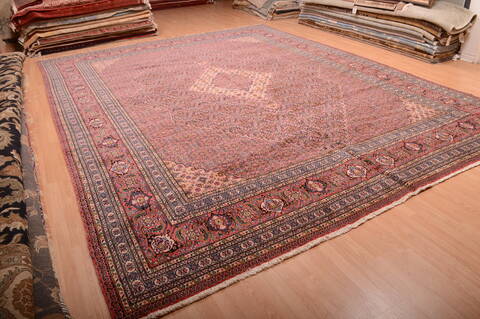 Sarab Red Hand Knotted 1110 X 158  Area Rug 100-75968 Image 23