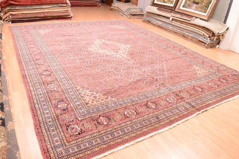 Sarab Red Hand Knotted 1110 X 158  Area Rug 100-75968 Image 2