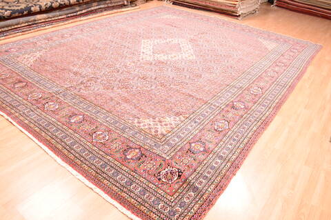 Sarab Red Hand Knotted 1110 X 158  Area Rug 100-75968 Image 6