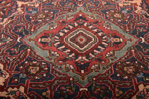 Bakhtiar Red Hand Knotted 1010 X 145  Area Rug 100-75975 Image 15