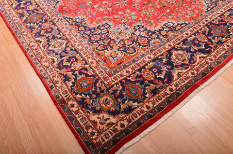 Mashad Red Hand Knotted 911 X 133  Area Rug 100-75978 Image 13