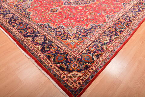 Mashad Red Hand Knotted 911 X 133  Area Rug 100-75978 Image 15