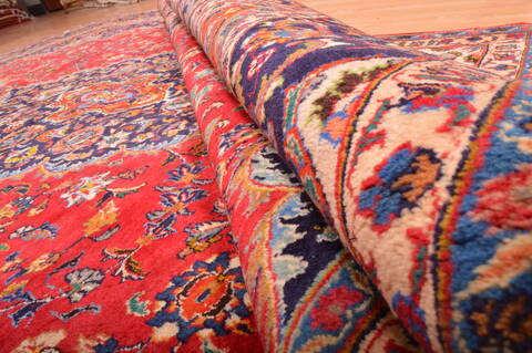 Mashad Red Hand Knotted 911 X 133  Area Rug 100-75978 Image 8