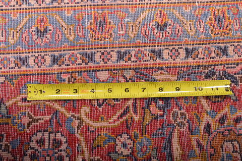 Kashan Red Hand Knotted 910 X 1211  Area Rug 100-75986 Image 17