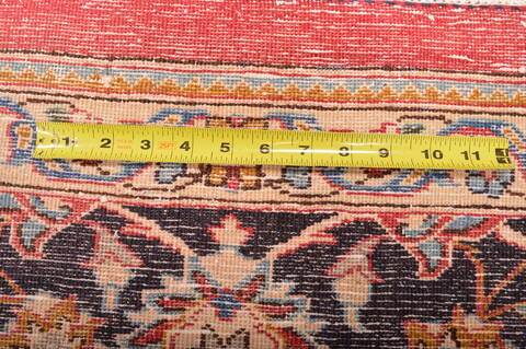 Mashad Red Hand Knotted 100 X 1210  Area Rug 100-75990 Image 10