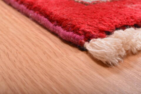 Mashad Red Hand Knotted 100 X 1210  Area Rug 100-75990 Image 16