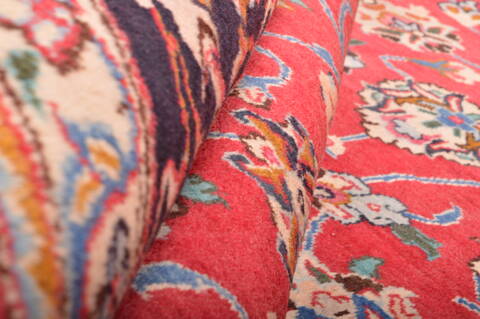 Mashad Red Hand Knotted 100 X 1210  Area Rug 100-75990 Image 17