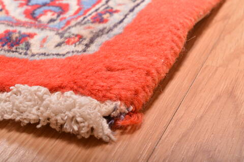 Qum Red Hand Knotted 910 X 1210  Area Rug 100-75991 Image 17