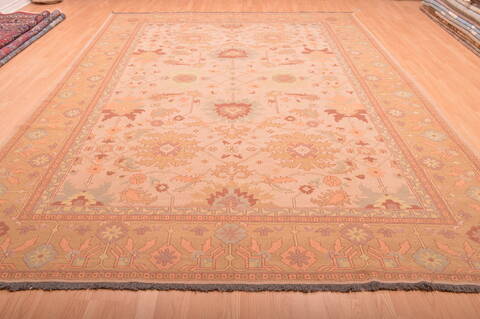 Kilim Beige Hand Knotted 95 X 131  Area Rug 100-76023 Image 8
