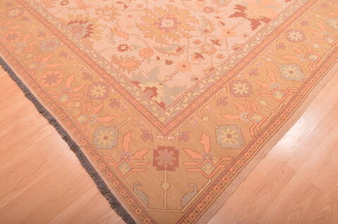 Kilim Beige Hand Knotted 95 X 131  Area Rug 100-76023 Image 13