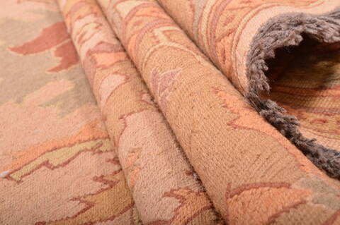 Kilim Beige Hand Knotted 95 X 131  Area Rug 100-76023 Image 3