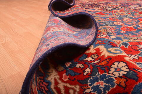 Mahal Red Hand Knotted 99 X 133  Area Rug 100-76028 Image 10