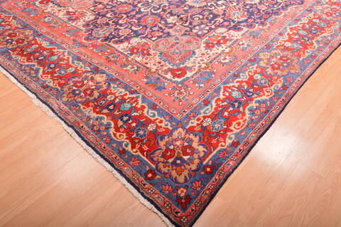 Mahal Red Hand Knotted 99 X 133  Area Rug 100-76028 Image 17