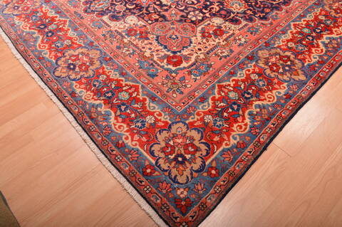 Mahal Red Hand Knotted 99 X 133  Area Rug 100-76028 Image 8