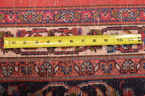 Mashad Red Hand Knotted 97 X 1111  Area Rug 100-76046 Image 10