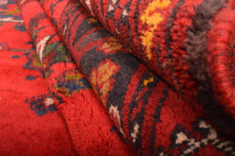 Khan Mohammadi Orange Hand Knotted 80 X 114  Area Rug 100-76090 Image 2
