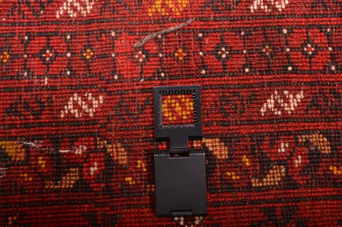 Khan Mohammadi Orange Hand Knotted 80 X 114  Area Rug 100-76090 Image 5