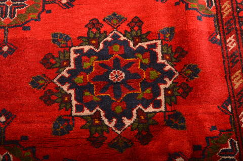 Khan Mohammadi Orange Hand Knotted 80 X 114  Area Rug 100-76090 Image 9