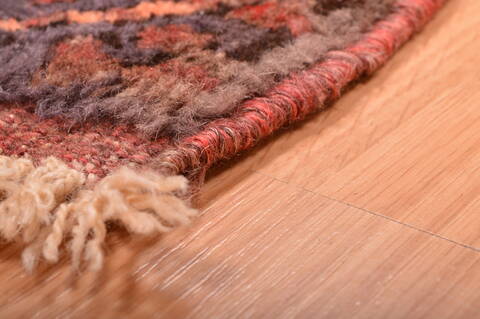 Khan Mohammadi Red Hand Knotted 40 X 60  Area Rug 100-76093 Image 2