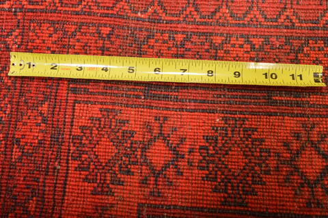 Khan Mohammadi Red Runner Hand Knotted 35 X 68  Area Rug 100-76096 Image 12