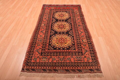 Kizalayak Red Hand Knotted 36 X 66  Area Rug 100-76104 Image 1