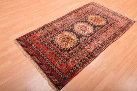 Kizalayak Red Hand Knotted 36 X 66  Area Rug 100-76104 Image 5