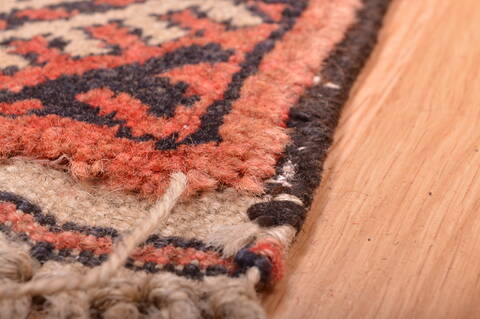 Khan Mohammadi Blue Runner Hand Knotted 35 X 70  Area Rug 100-76110 Image 7