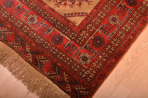 Khan Mohammadi Red Hand Knotted 35 X 65  Area Rug 100-76117 Image 11
