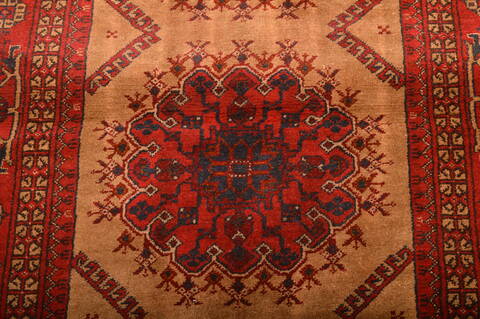 Khan Mohammadi Red Hand Knotted 35 X 65  Area Rug 100-76117 Image 12